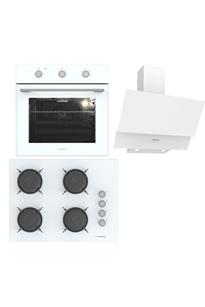 Termikel Ankastre Set (BO O6435C W BH P7144C W CH C6532C WW)