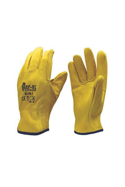 Baytec Bay-tec Deri Eldiven Sarı