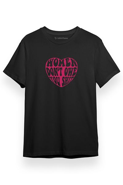 Tshirthane Οι γυναίκες δεν σας χρέωνουν Shit Μαύρο κοντομάνικο ανδρικό μπλουζάκι