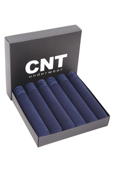 CNT Ανδρικά 6 τεμάχια βαμβακερά Lycra Boxers υψηλής ποιότητας σε ειδικό κουτί