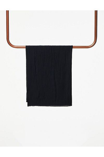 Kayra Star Krash Shawl Navy Blue