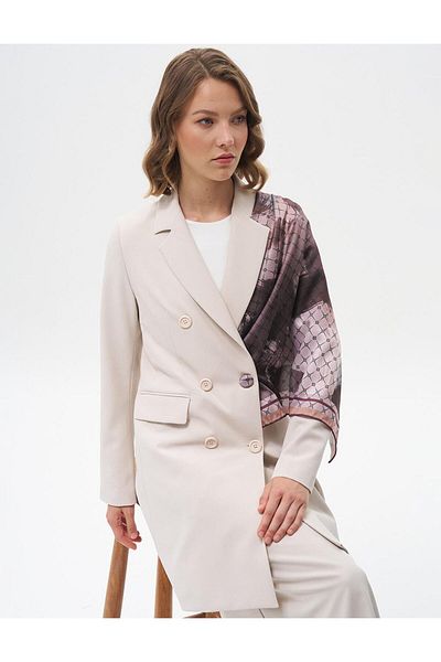 Kayra Μπουφάν Basic Blazer σε χρώμα πέτρας