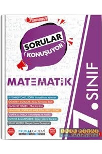 Pruva Akademi 7.SINIF MATEMATİK SORULAR KONUŞUYOR