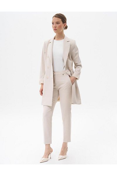 Kayra Μπουφάν Basic Blazer σε χρώμα πέτρας