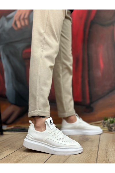 BOA Ba0375 Special Knitted Knitwear Style White Sole Sports Shoes