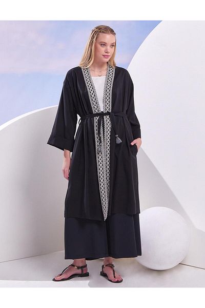 KYR Wear-And-Wear Black with Embroidery Detail
