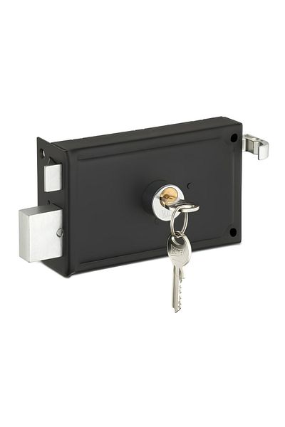 Kale Kilit Kale 157A Iron Door Lock with Cylinder and Traj 14 cm