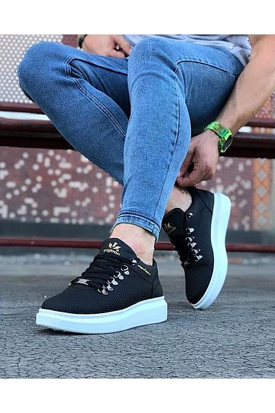 kapsulavm Black Men's Casual Shoes