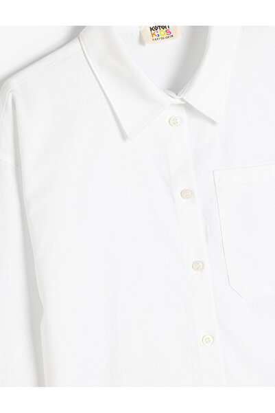 Koton Cămașă cu mânecă lungă, guler clasic, bumbac