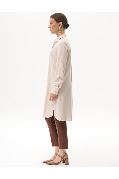 Kayra Patı Gizli Basic Uzun Tunik Taş