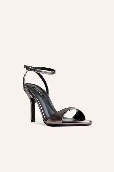 MARCATELLI Sandale cu toc Edna Platinum