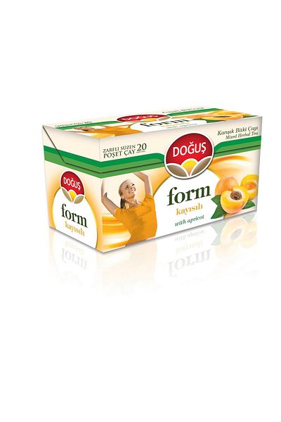 Doğuş Çay 40 gr.20-Piece Nativity Form Herbal Tea with Apricots - (4-Piece)