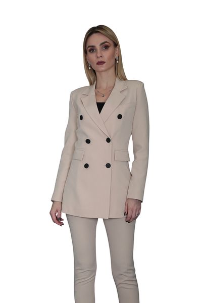 ÖNDER ÖZSOY Men's Lapel Suit Blazer Jacket-Mink