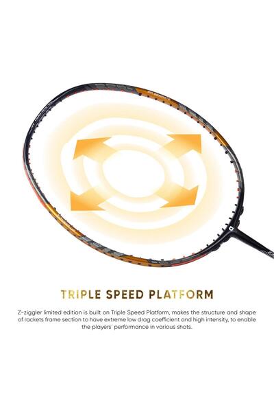 Apacs Z-Ziggler Limited Unstrung Graphite Badminton Racket | 38 LBS | 6.2mm Slim Shaft | G2-4 1/8 inch