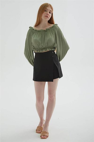 Fashion Friends Fustă neagră Pantaloni Scurt