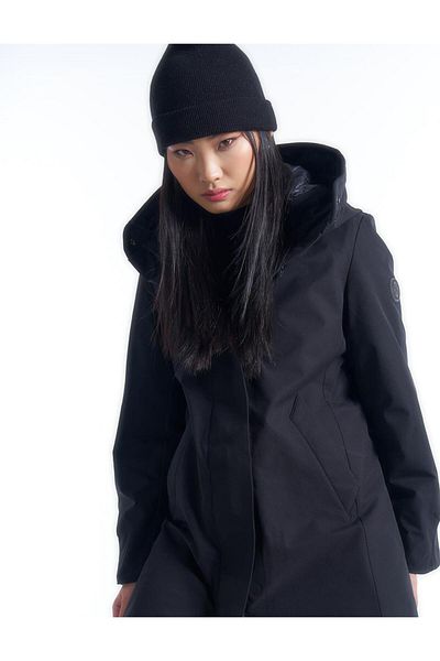 Kayra Waterproof Reflective Smart Parka Black