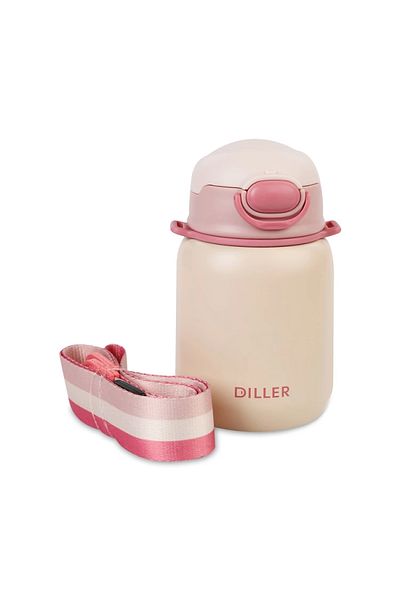 DILLER Vagonlife Tongues Steel Flask with Straw - D8946 420ml
