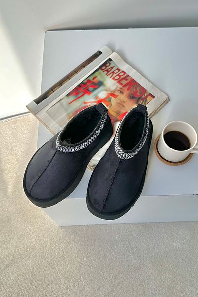Mupa Shoes Sabo kožešinová podšívka ČERNÁ