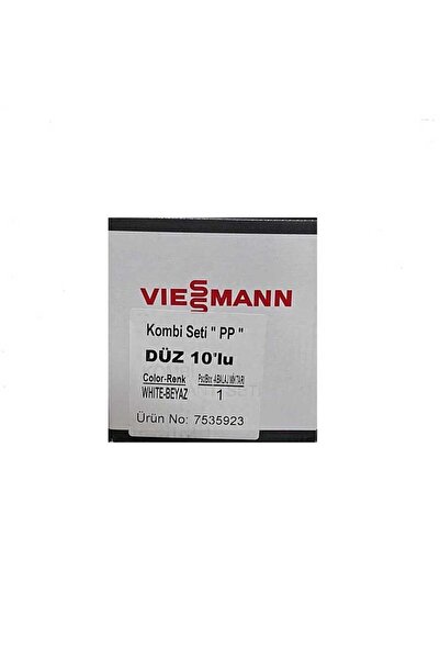 Viessmann Tam Geçişli 10'lu Düz Rekorlu Kombi Montaj Seti