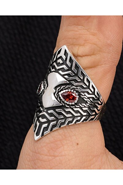 Prestige 925 Ayar Ayarlanabilir Gümüş Zihgir Okçu Erkek Yüzüğü 900240