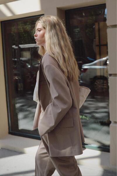 Suud Collection Bunda s norkovým mužským sakom