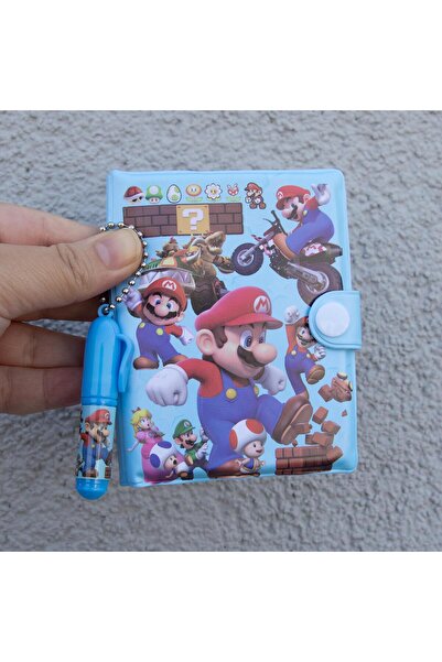 Piraye Gift Süper Mario Defter Kalem Set Mini