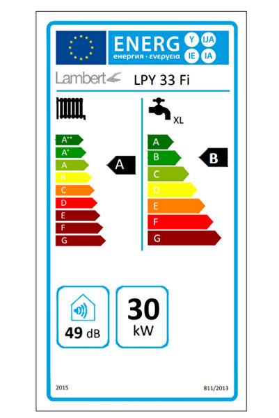 Lambert (Baymak) Lpy 33/33 Kw (28.000 Kcal) Tam Yoğuşmalı Kombi