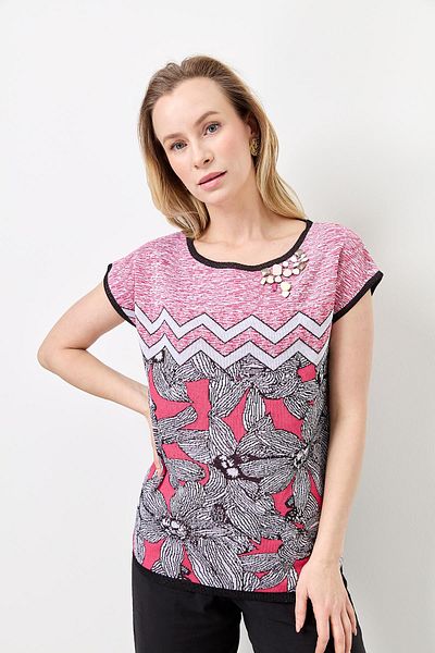 Two Mail Low Sleeve Knitwear PINK