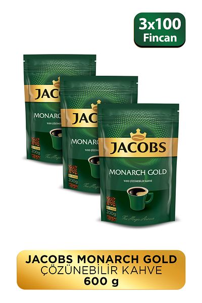 Jacobs Monarch Gold Granular Coffee 200 Grams X 3 Pieces