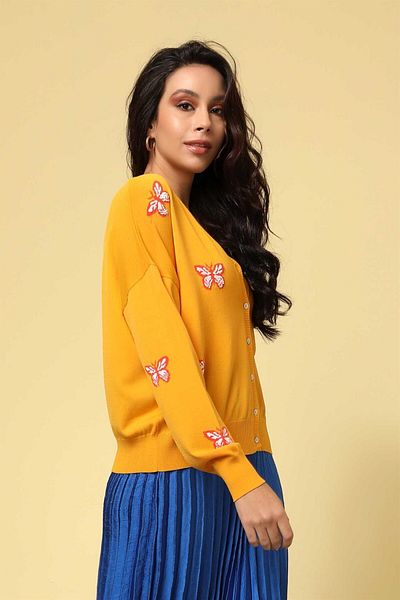 Two Mail Mango Butterfly Cardigan