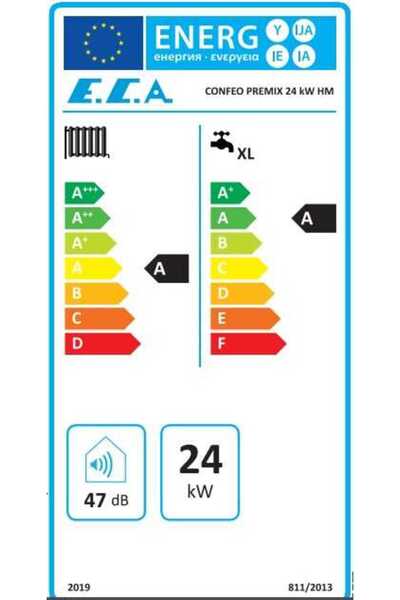 Eca Confeo Premix 24/24 Kw (20.000 Kcal) Tam Yoğuşmalı Kombi