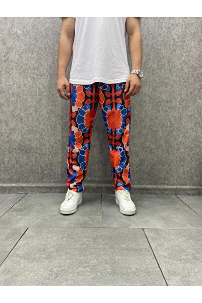 FıttingRoom Bohemian Patterned Elastic Waist Trousers