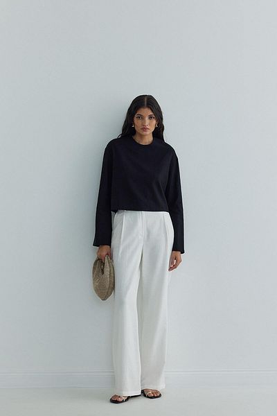 Suud Collection Lněná blůza Slávka černá