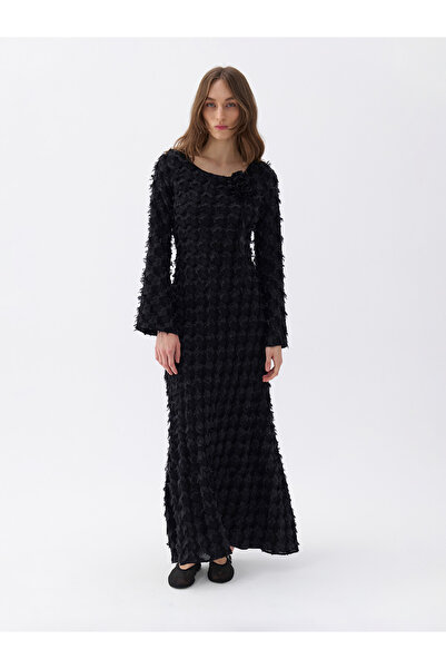 Nocturne Sırt Dekolteli Maxi Elbise