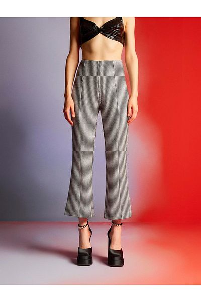 Nocturne High Waist Flared Trousers