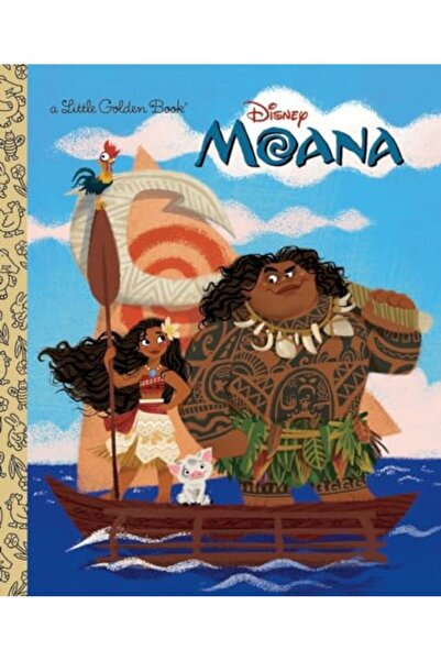 Random House USA كتاب موانا الصغير الذهبي