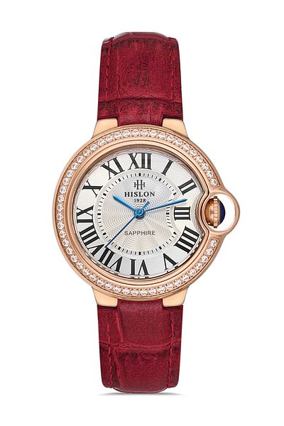 Hislon Ql120t-02kt Stoned Women's Wristwatch