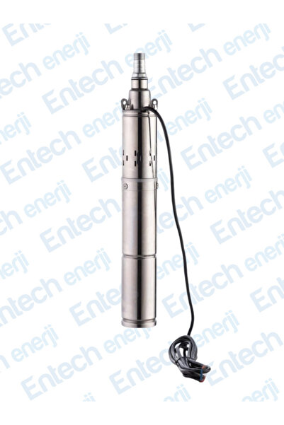 Entex Solar Dalgıç Su Pompası 60 V Volt Fırçasız Solar Güneş Enerjili DC Pompa 0.75 kW 140 MSS