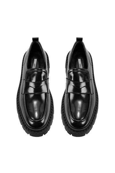 Desa Kadın Siyah Deri Loafer