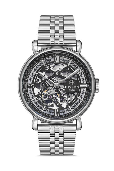 Hislon ساعة يد رجالية أوتوماتيكية طراز SD141S-16SB