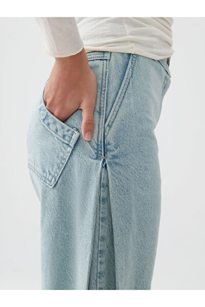 Nocturne High Waist Wide Leg Jean Trousers