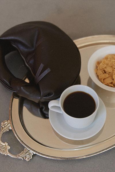 Suud Collection Bitter Brown Mini Bowl Bag