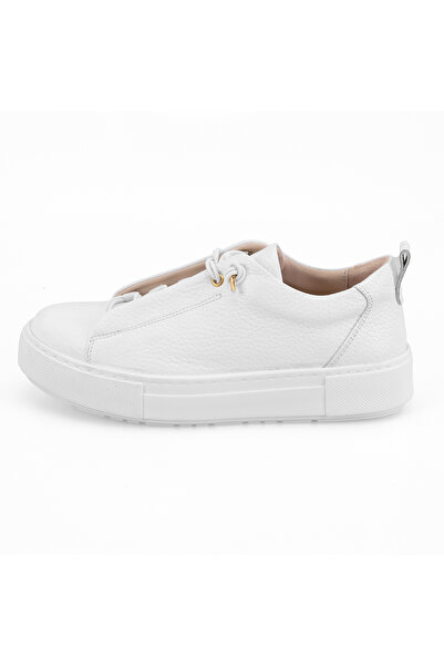 Desa Women's White Leather Sneakers