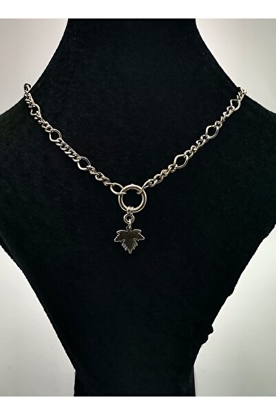 Monalisa Home قلادة فضية اللون فاخرة مضادة للتشوه - مع سلسلة