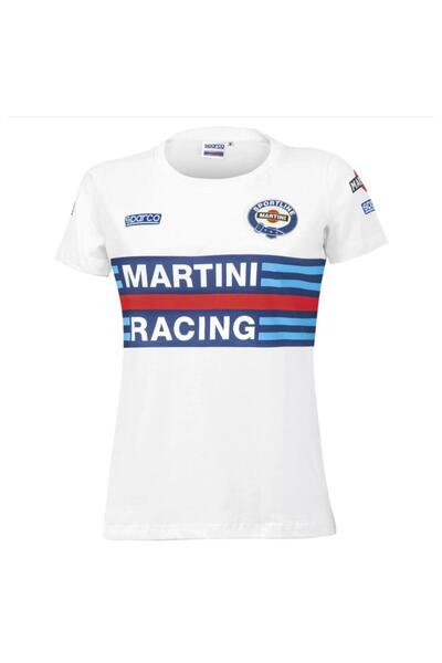 Sparco Martini Racing T-shirt Lady White Size M
