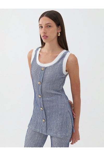 Nocturne Front Button Detailed Blouse