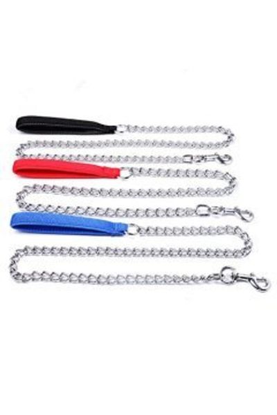Cans Dog Walking Leash 4 mm 120 cm Stainless Chain