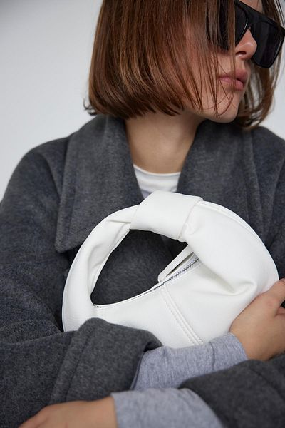 Suud Collection Ecru Mini Bowl Bag