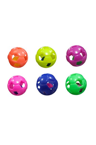 KARDELEN PET Football Cat Ball - 4 cm Diameter (6 Pieces)
