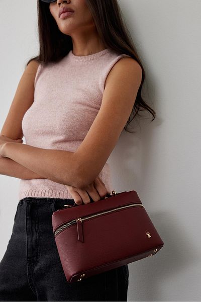 Suud Collection Claret Red Sallie Τσάντα